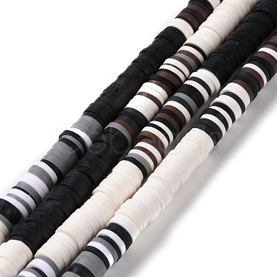 Handmade Polymer Clay Bead Strands CLAY-C003-04D-1