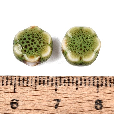 Vintage Handmade Porcelain Beads PORC-N013-25-13-1