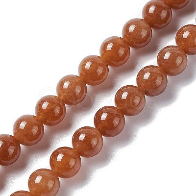 Natural White Jade Beads Strands G-I334-05B-1