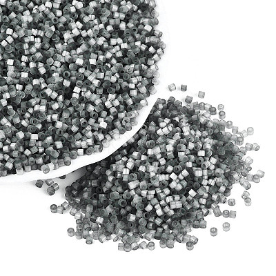 Imitation Cat Eyes Glass Seed Beads X-SEED-H003-03K-1