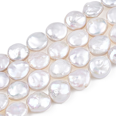 Baroque Natural Keshi Pearl Beads Strands PEAR-S018-07A-1
