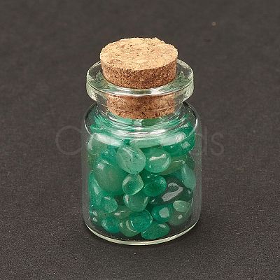 Transparent Glass Wishing Bottle Decoration LS-DJEW-A001-01A-06-1