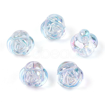 Electroplate Transparent Acrylic Beads LS-PACR-CJC0008-08C-1