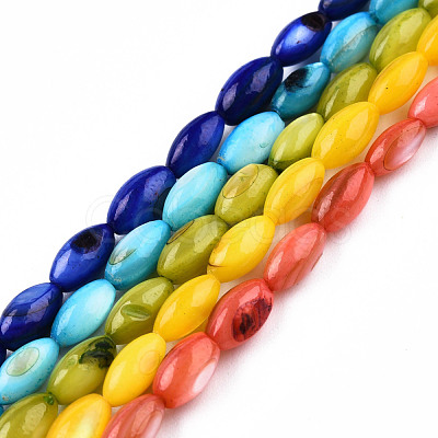 Natural Freshwater Shell Beads Strands SHEL-N026-212-1