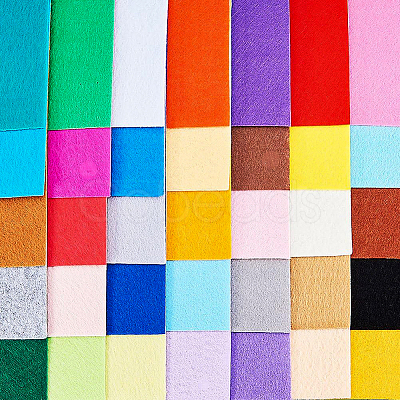 Square Non Woven Fabric Embroidery Needle Felt for DIY Crafts DIY-BC0003-02-1