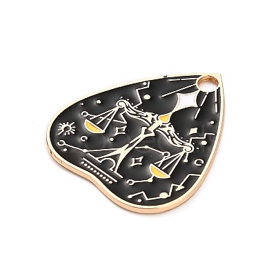 Alloy Enamel Pendants FIND-V001-01G-04-1
