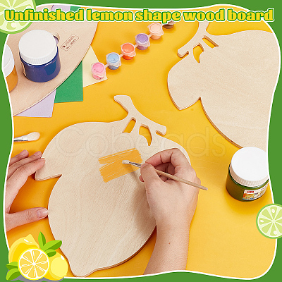 Unfinished Wood Board WOOD-WH0034-77B-1