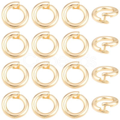 20Pcs Brass Open Jump Rings KK-BBC0023-10B-1