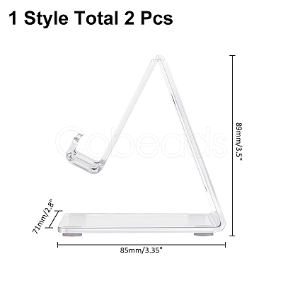 Acrylic Mobile Phone Holders AJEW-WH0270-181-1