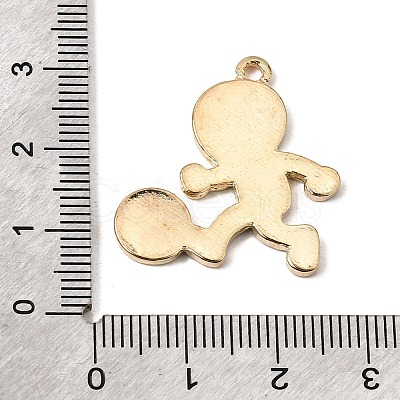 Alloy Enamel Pendants AL-CBA2C8B-03B-G-1