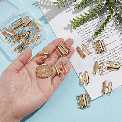 12Pcs Alloy Bikini Clips FIND-GO0003-21G-1