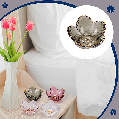 Glass Salad Bowl AJEW-WH0348-469A-1