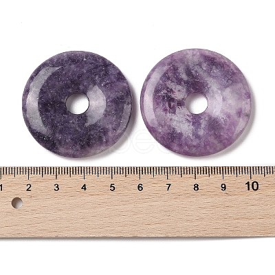 Natural Lepidolite Pendants G-F524-H12-1