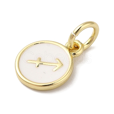 Real 18K Gold Plated Brass Enamel Charms KK-L216-001G-C02-1