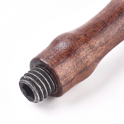 Pear Wood Handle AJEW-WH0121-35C-1