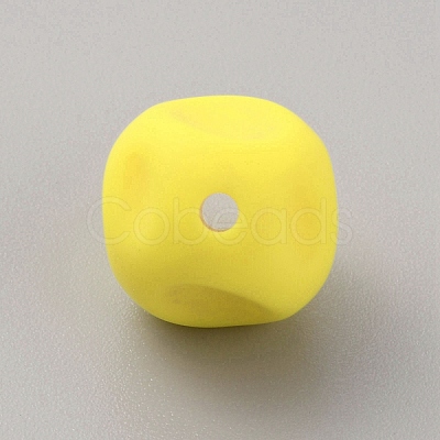 Cube Food Grade Eco-Friendly Silicone Beads SIL-TAC0003-11J-1