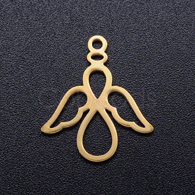 Ion Plating(IP) 304 Stainless Steel Pendants A-STAS-Q201-JN313-2-1