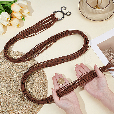 1 Bag PU Imitation Leather Belts AJEW-OC0015-66C-1