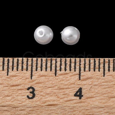 Plastic Imitation Pearl Beads FIND-M059-01C-M-1