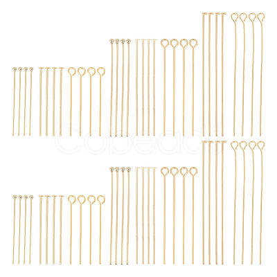 304 Stainless Steel Head Pins & Eye Pins & Ball Head Pins STAS-UN0002-55G-1