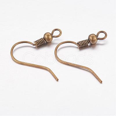 Brass Earring Hooks KK-S075-AB-NF-1