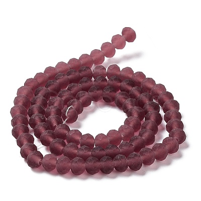 Transparent Glass Beads Strands EGLA-A034-T4mm-MD13-1