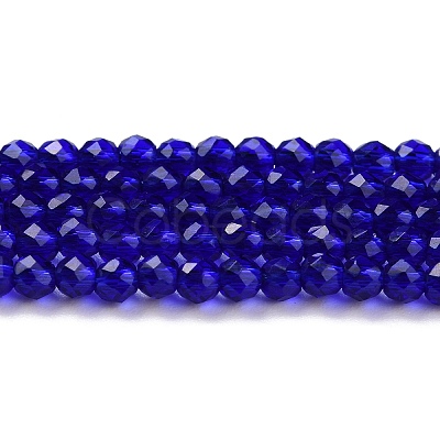 Transparent Glass Beads Strands GLAA-H021-03-09-1