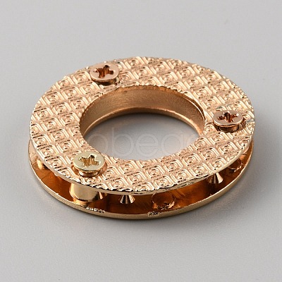 Zinc Alloy Screw-in Grommet Eyelet Findings LS-FIND-WH0156-42B-KCG-1