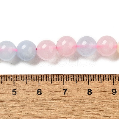 Dyed Natural Malaysia Jade Beads Strands X-G-G021-02B-24-1