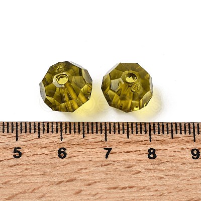Transparent Acrylic Beads PL505Y-12-1