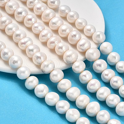Natural Cultured Freshwater Pearl Beads Strands PEAR-I007-07S-01A-1