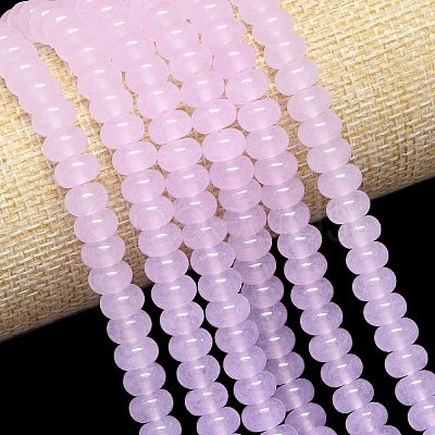 Natural Malaysia Jade Beads Strands G-B165-G01-5x8mm-01-1