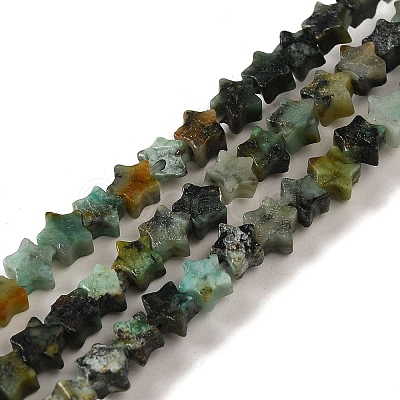 Natural African Turquoise(Jasper) Beads Strands G-G085-B06-01-1