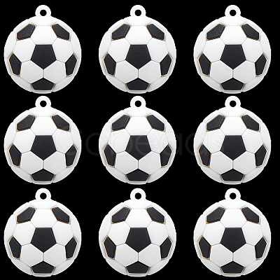 10Pcs PVC & Iron Charms FIND-SC0022-19-1