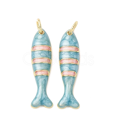 Brass Pendants KK-D019-29B-G-1
