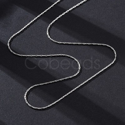 Brass Boston Link Chains Necklaces for Women NJEW-D302-59P-1