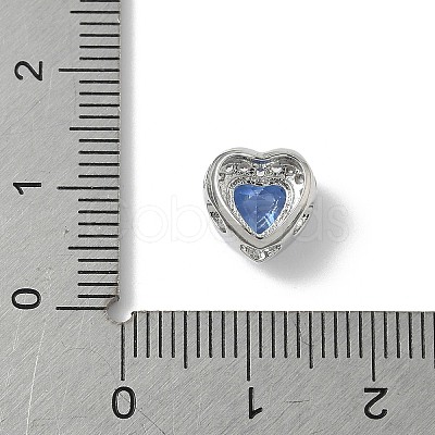 Brass Birthstone Beads KK-D372-01P-1