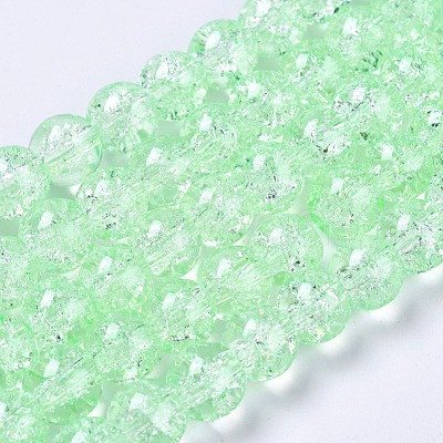 Crackle Glass Beads Strands CCG-Q001-8mm-A28-1