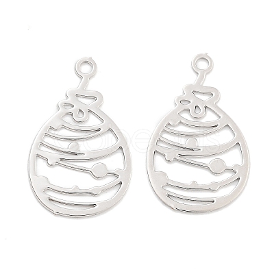 Long-Lasting Plated Brass Pendants KK-K336-56P-1