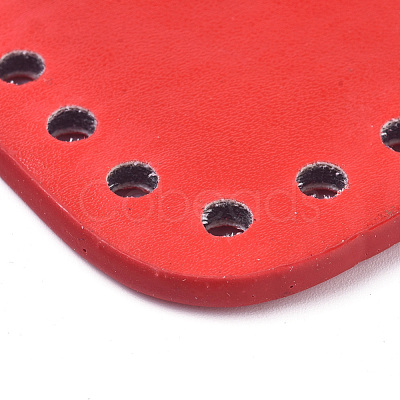 PU Leather Bottom for Knitting Bag FIND-WH0043-86C-1