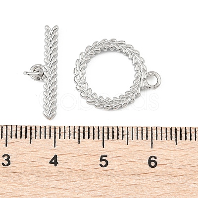 SHEGRACE Brass Toggle Clasps XGR0124P-135P-1
