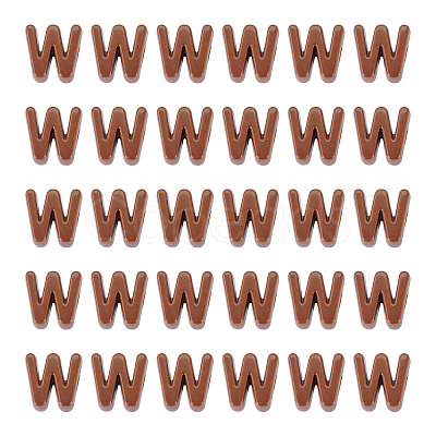 Opaque Acrylic European Beads OACR-TAC0019-006W-1