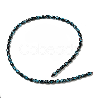 Spray Painted Synthetic Turquoise Beads Strands G-E617-B07-01B-1