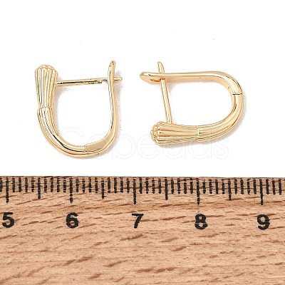 Brass Hoop Earrings for Women KK-CBACA55-05G-1