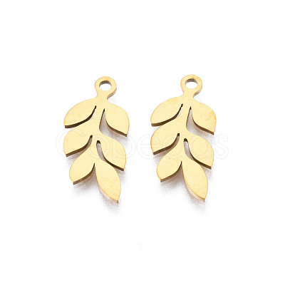 Ion Plating(IP) 201 Stainless Steel Pendants STAS-T044-285G-1