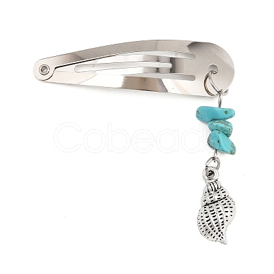 5Pcs Ocean Theme Iron Snap Hair Clips PHAR-JH00144-1