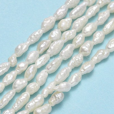 Natural Cultured Freshwater Pearl Beads Strands PEAR-J006-05A-1