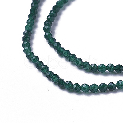 Natural Green Jade Beads Strands X-G-F596-46D-3mm-1