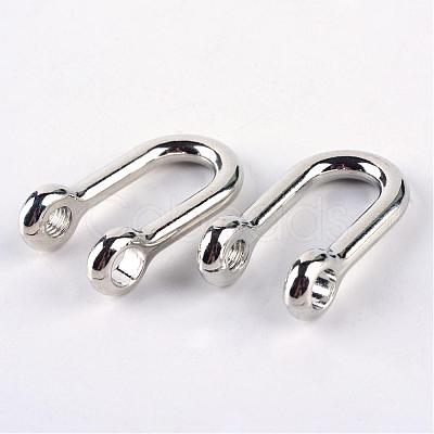 Alloy D-Ring Anchor Shackle Clasps PALLOY-S078-P-1