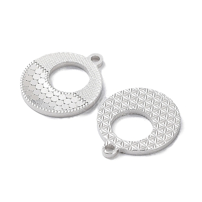 Rhodium Plated 925 Sterling Silver Pendants STER-C003-08P-1